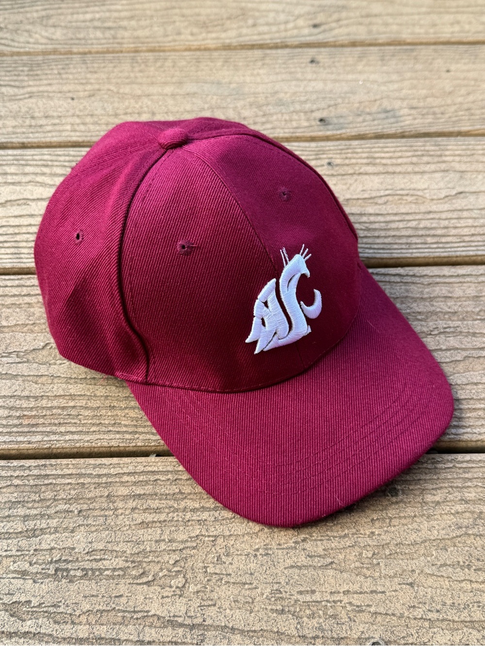 Maroon Washington State Cap